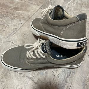 Mens gray sperry shoes